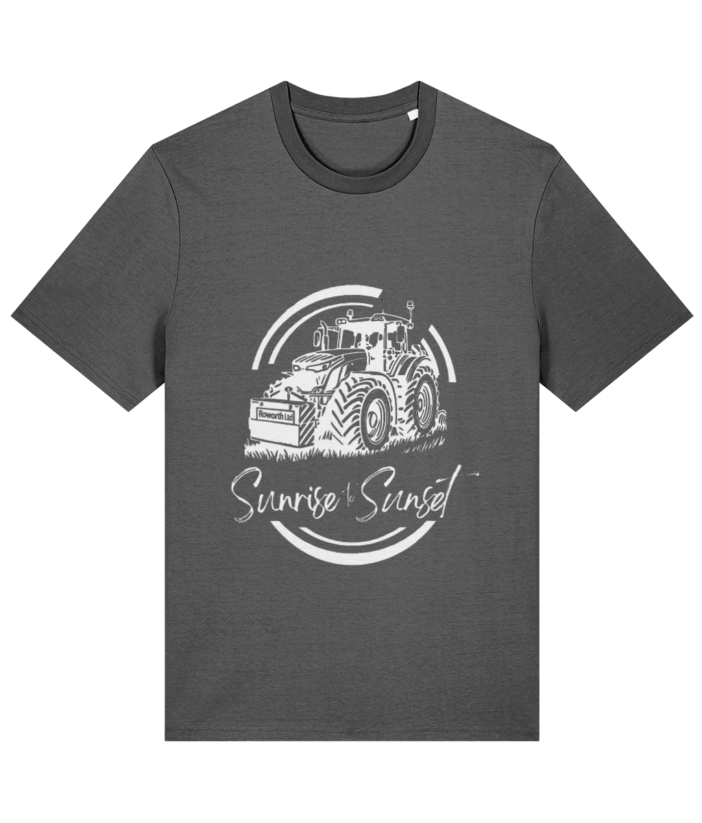signature-adult-tee-charcoal-sunrise-to-sunset-roworth-ltd